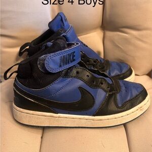 Nike Kids' Blue and Black High-Top Sneakers